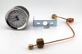 Pressure Gauge Double Scale w/ Capilary L280