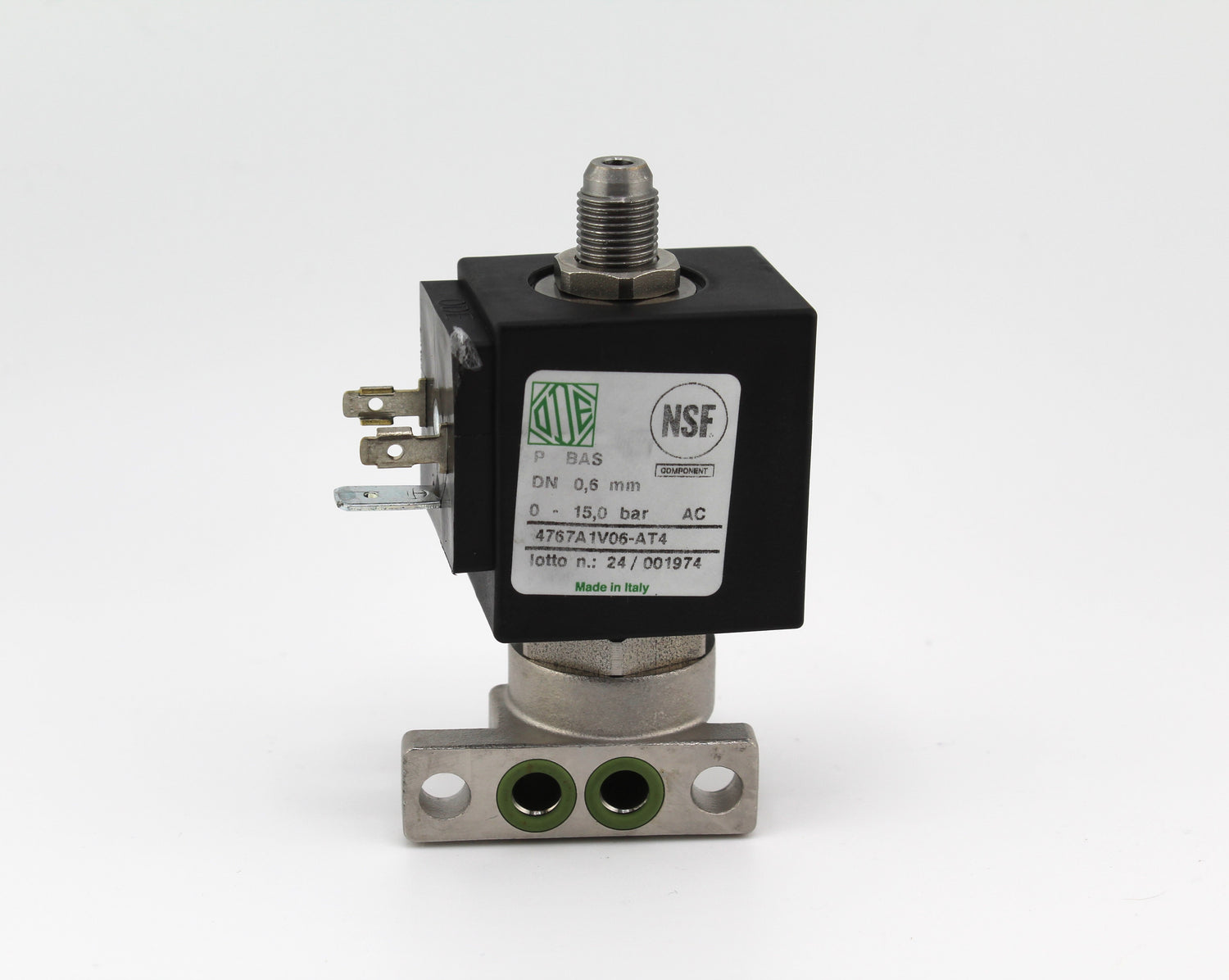 3-way 90 Degree Solenoid Valve w/ 0.6 Gicleur 220v B3.002.01